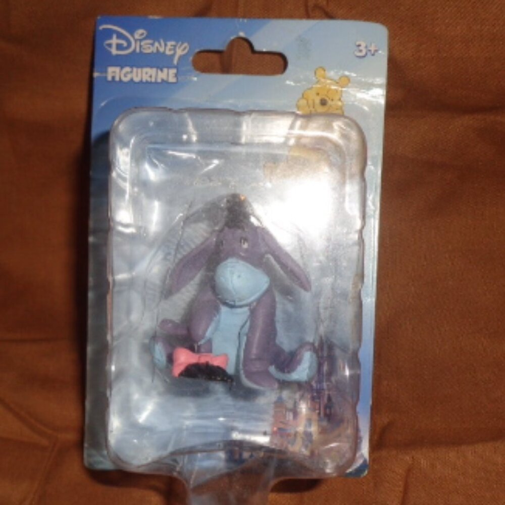 EYORE, Disney Winnie The Pooh 2" Figurine By Beverly Hills Teddy Bear Co. Sealed